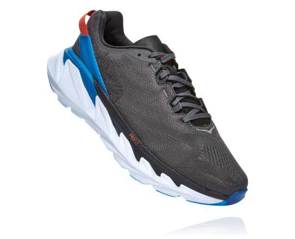 Hoka One One Elevon 2 Mens UK - Dark Grey / Royal Road Running Shoes - KJCVX9783